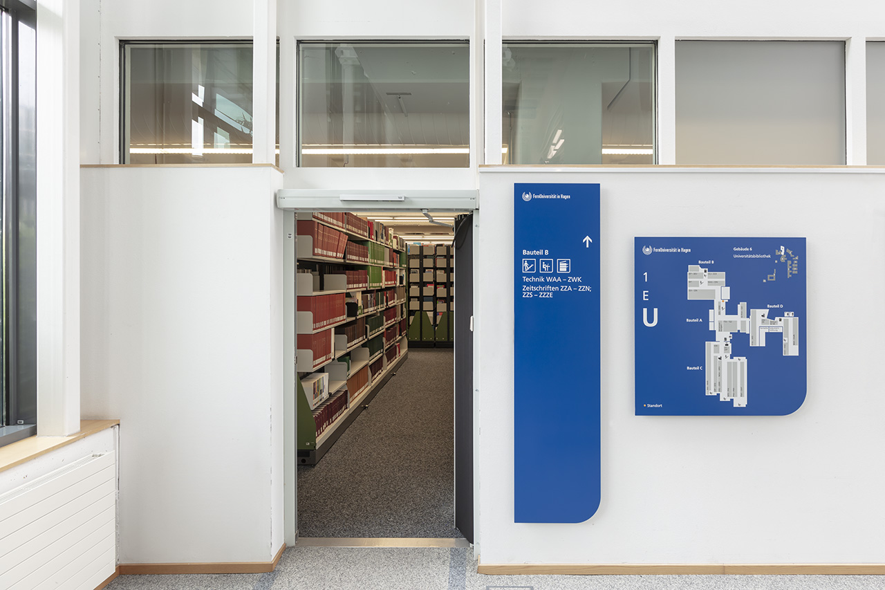 FernUniversität in Hagen | Bibliotheksleitsystem