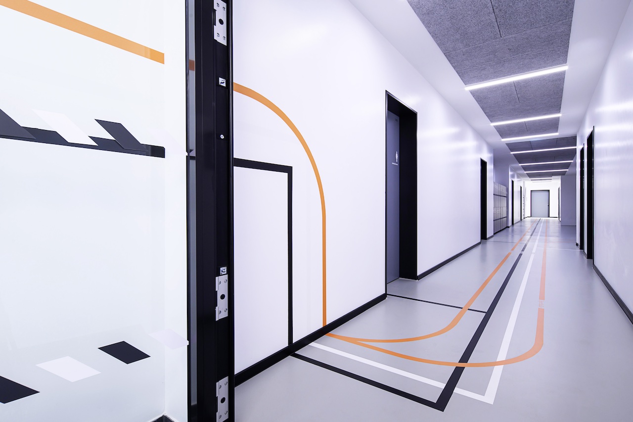 Sporthalle Universit&auml;t Vechta | Leit- und Orientierungssystem