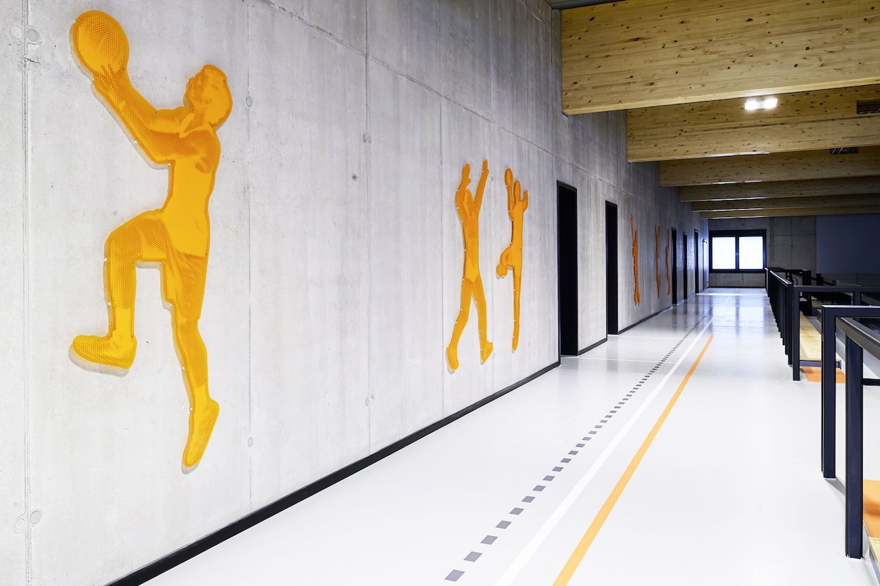 Sporthalle Universit&auml;t Vechta | Leit- und Orientierungssystem