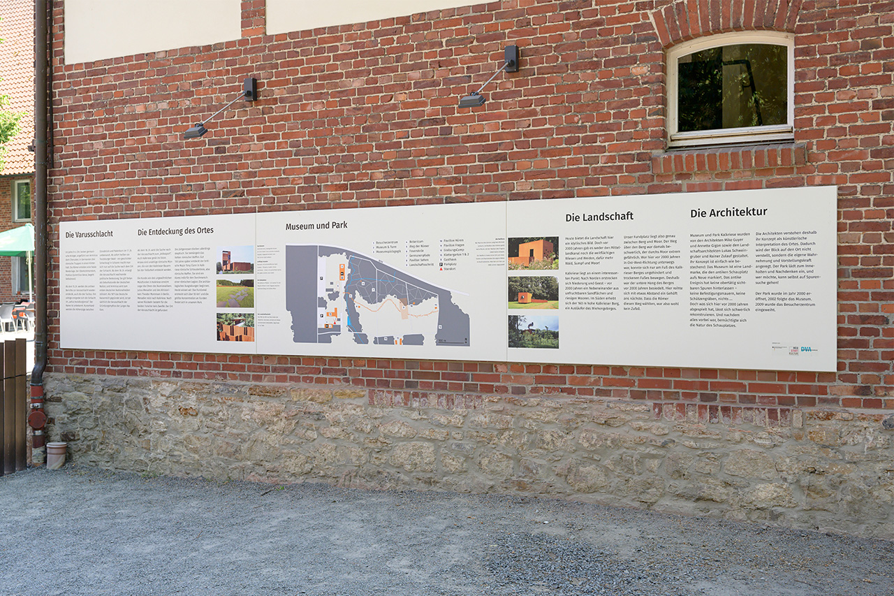Museum und Park Kalkriese | Besucherleit- und Orientierungssystem