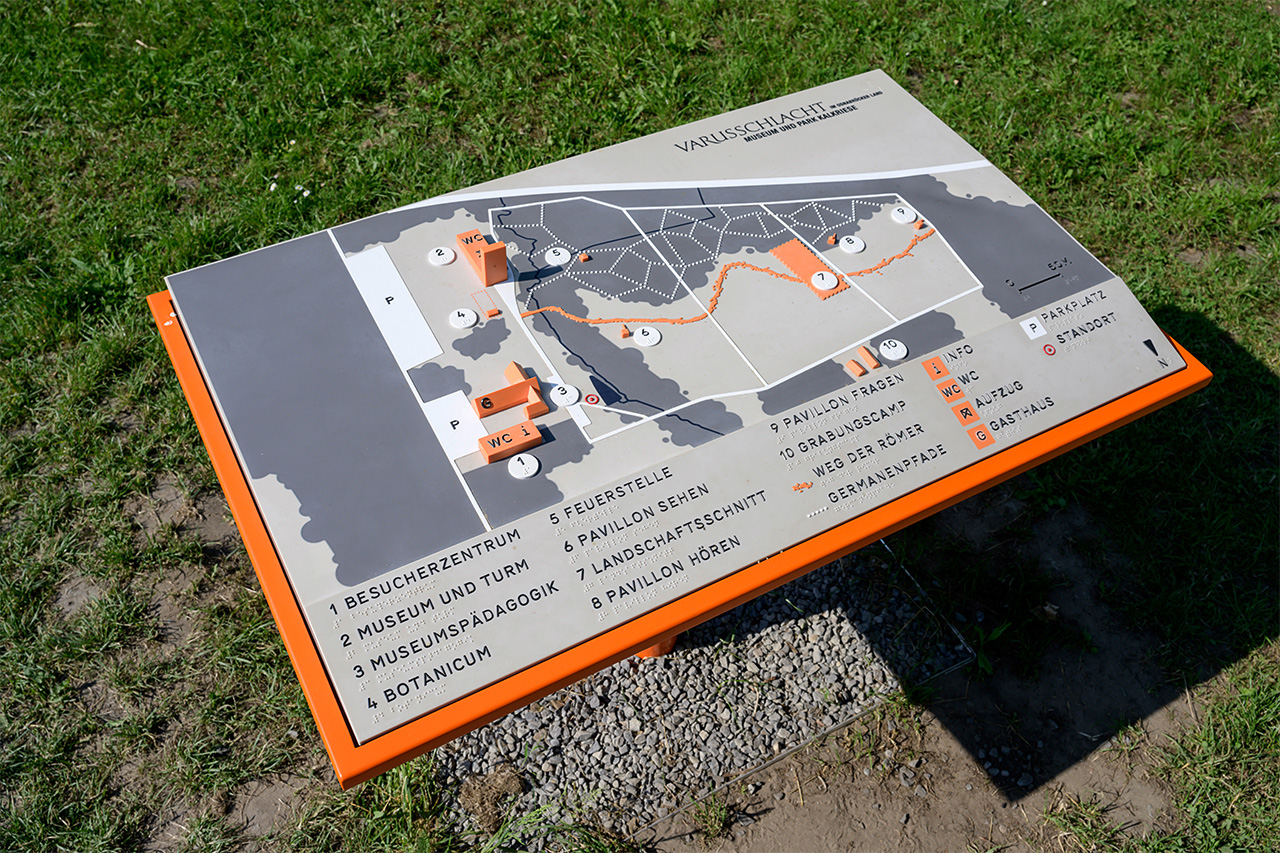 Museum und Park Kalkriese | Besucherleit- und Orientierungssystem
