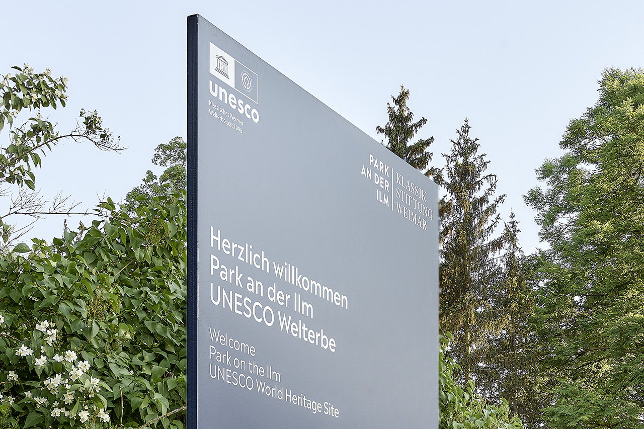 Klassik Stiftung Weimar | Wegeleitsystem