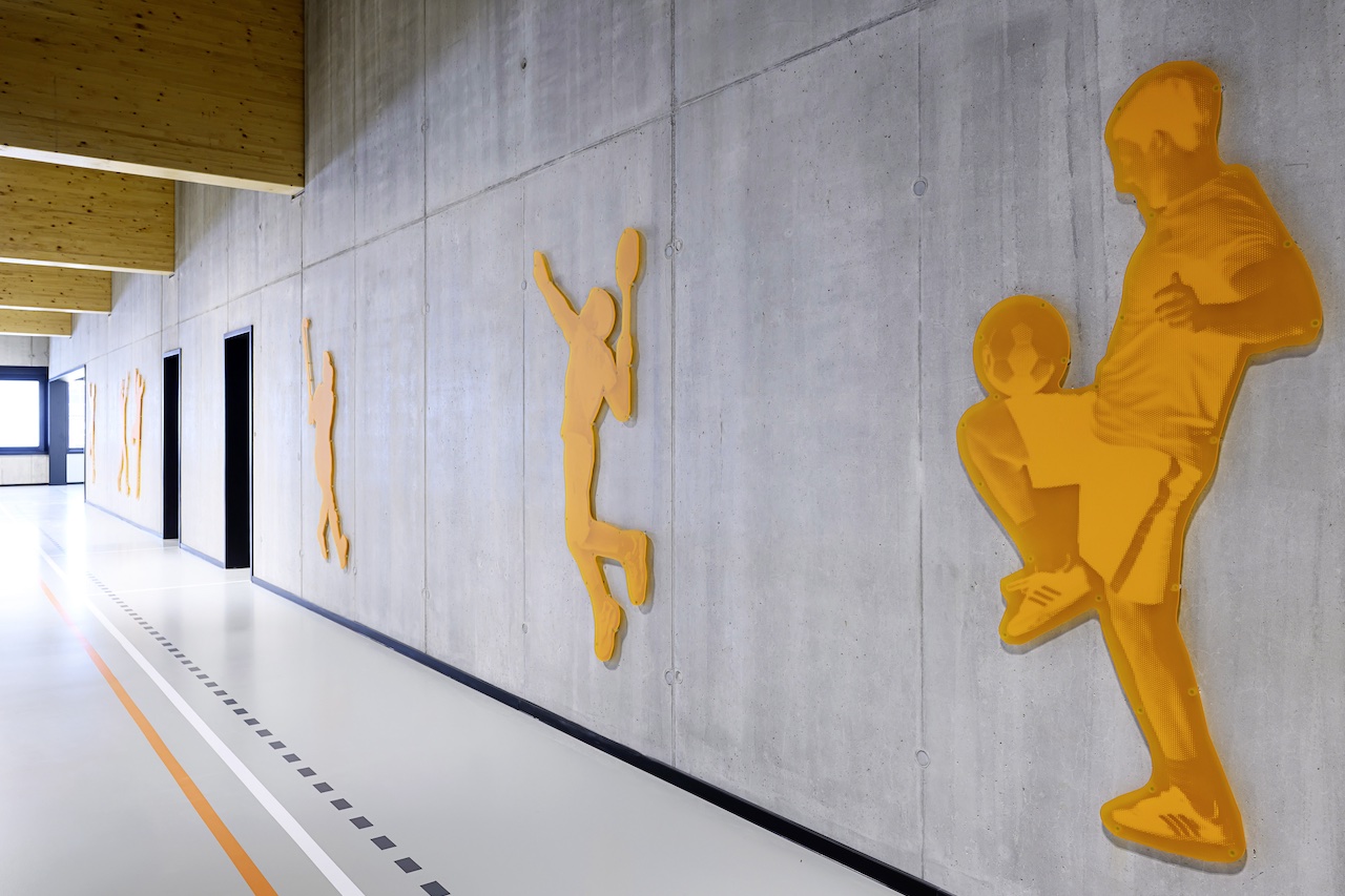 Sporthalle Universit&auml;t Vechta | Leit- und Orientierungssystem