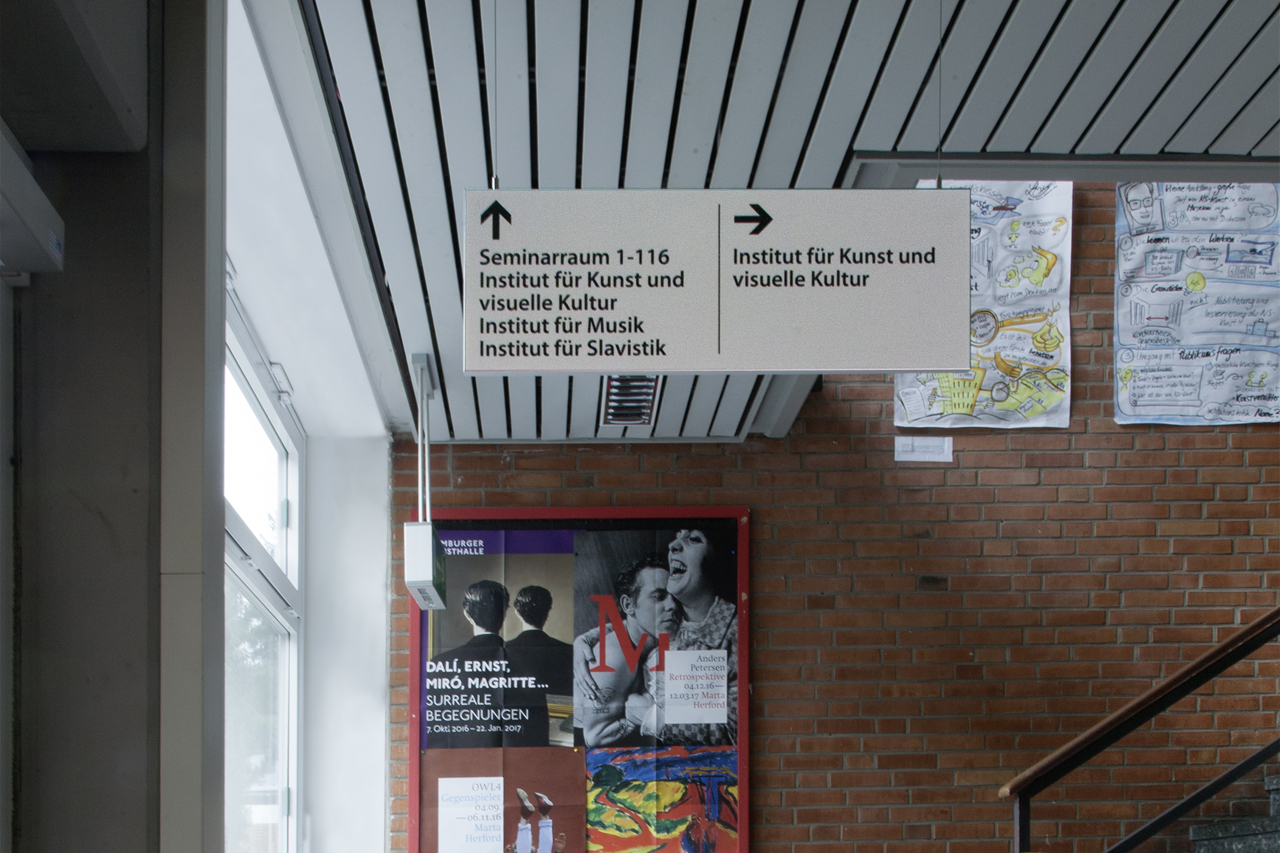 Carl von Ossietzky Universit&auml;t Oldenburg | Leit- und Orientierungssystem