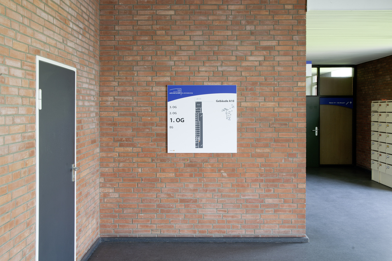 Carl von Ossietzky Universit&auml;t Oldenburg | Leit- und Orientierungssystem
