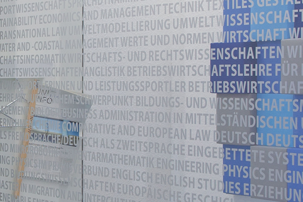 Carl von Ossietzky Universit&auml;t Oldenburg |&nbsp;Gestaltung Pr&auml;sidiumsflur