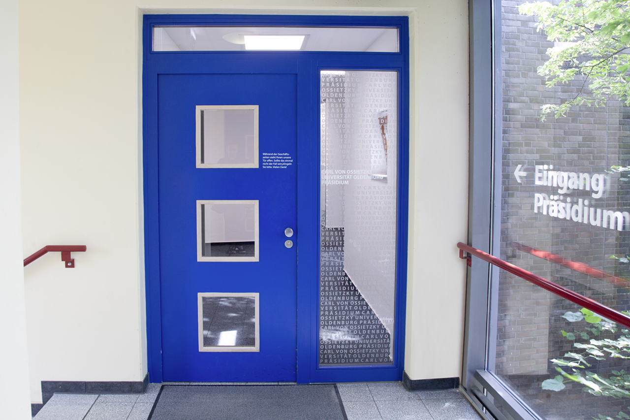 Carl von Ossietzky Universit&auml;t Oldenburg |&nbsp;Gestaltung Pr&auml;sidiumsflur