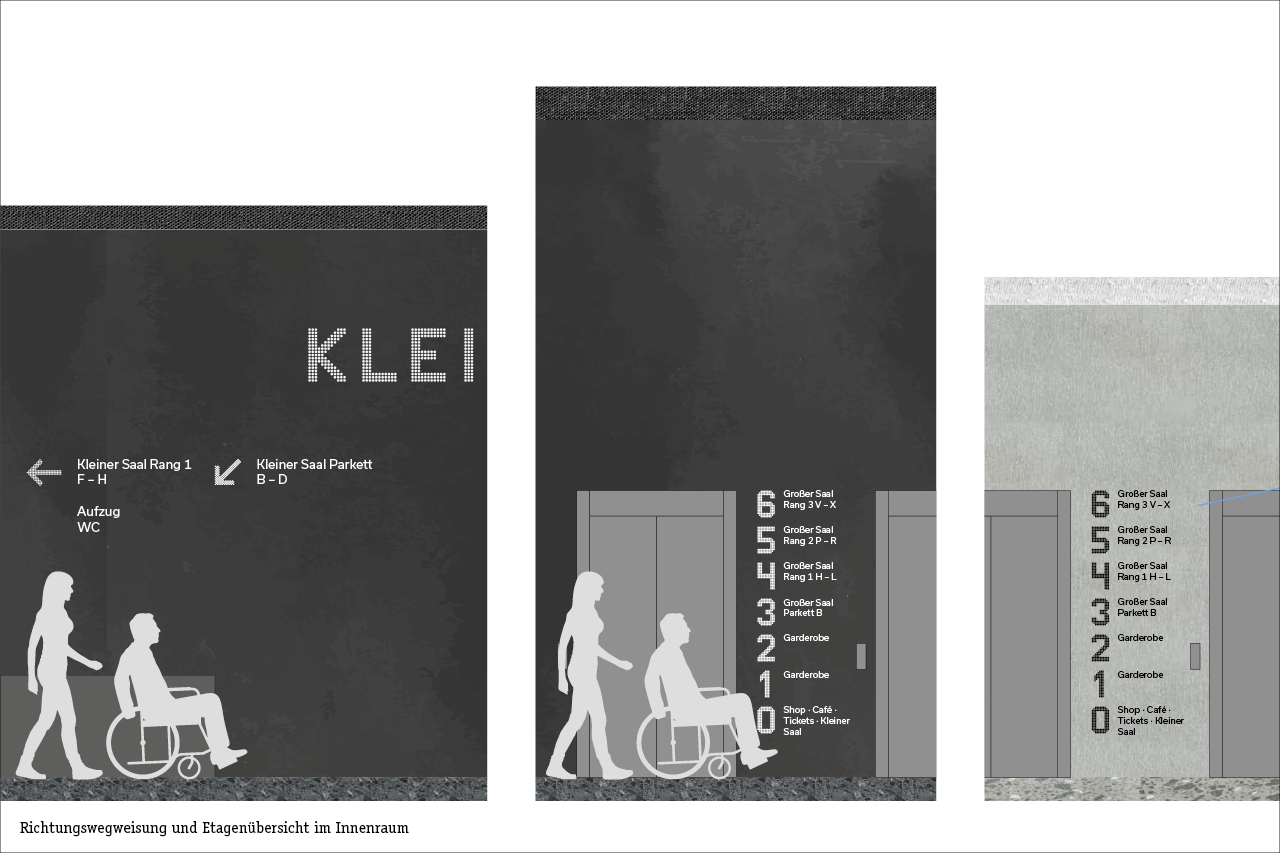 Konzerthaus München | Leit- und Orientierungssystem